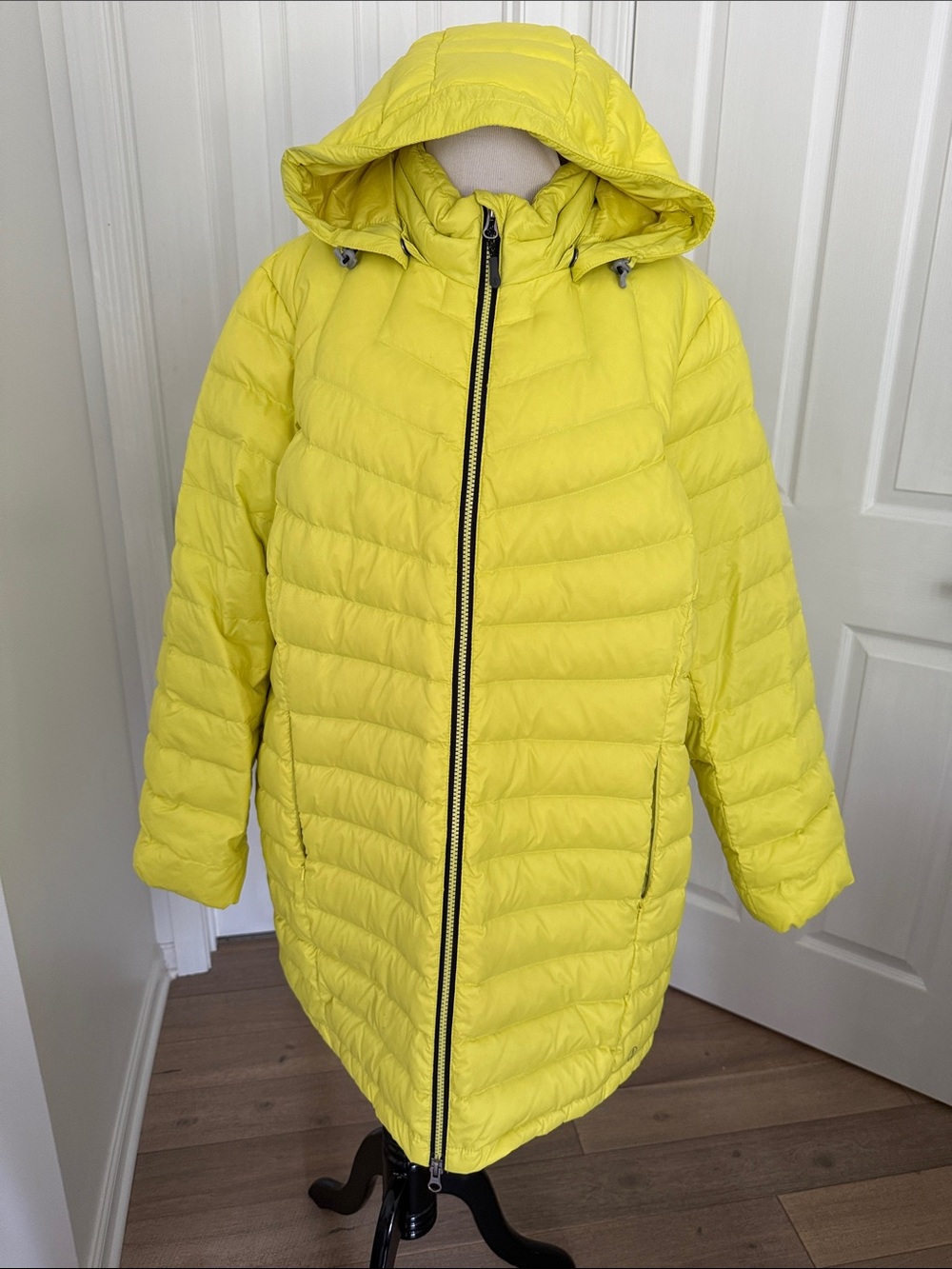 Lands’ End Wanderweight Packable Down Quilted Long Puffer Jacket